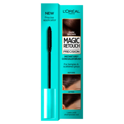L'Oreal Magic Retouch Dark Brown Precision Instant Grey Concealer Brush