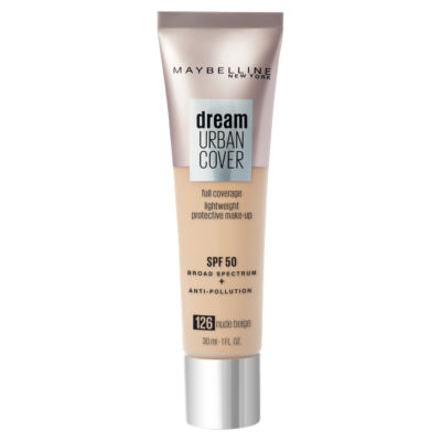 Maybelline Dream Urban Cover All-In-One Protective Foundation 126 Nude Beige