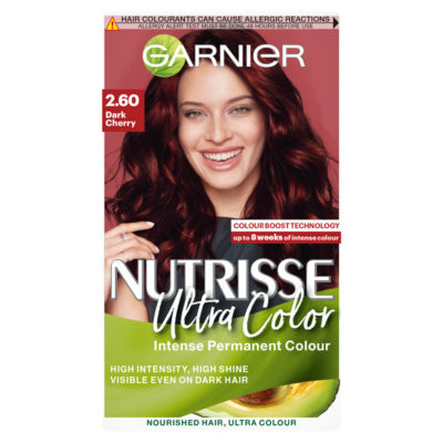 Garnier Nutrisse 2.6 Dark Cherry Red Permanent Hair Dye