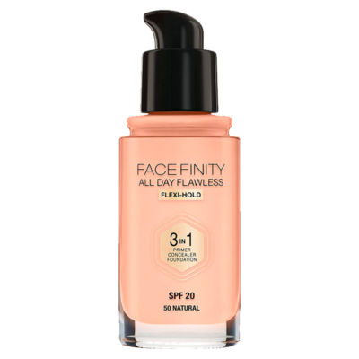 Max Factor Facefinity All Day Flawless Liquid Foundation 3in1 050 Natural