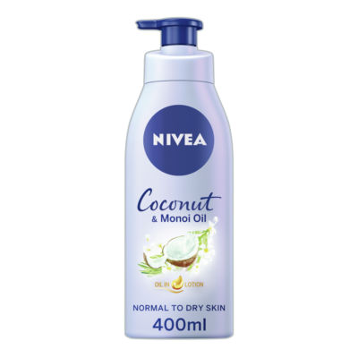 ASDA > Beauty Cosmetics > Nivea Body Lotion Coconut & Monoi Oil for Normal to Dry Skin