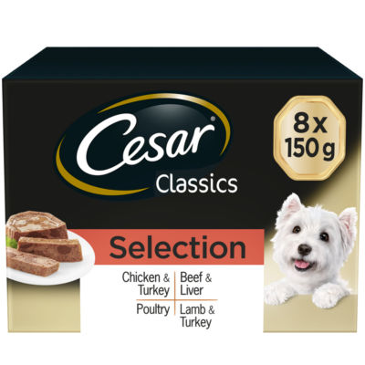 Cesar Classics Mixed Selection Loaf Adult Dog Food Trays