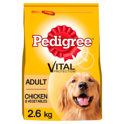 Pedigree Chicken & Vegetable Dry Adult Dog Food