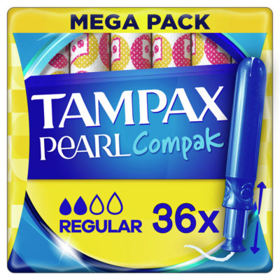 Tampax Pearl Compak Regular Tampons Applicator