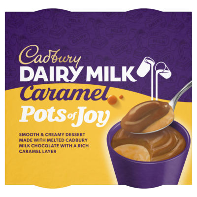 Cadbury Pots of Joy Dairy Milk Caramel Dessert