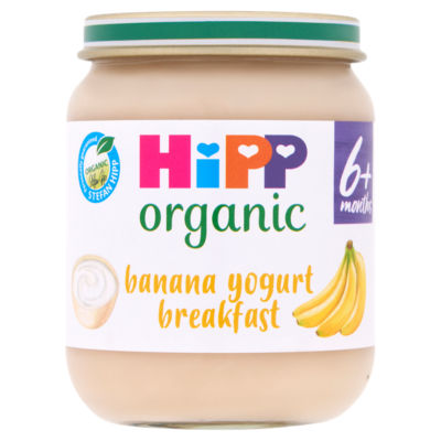 HiPP Banana Yogurt Breakfast Baby Food Jar 6+ Months