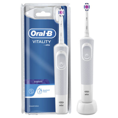 Oral-B Power Vitality 3D White Quadrant Timer