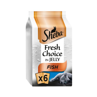 Sheba Fresh Choice Mixed Collection in Jelly Adult Cat Food Pouches