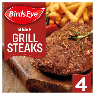 Birds Eye 4 Beef Grill Steaks