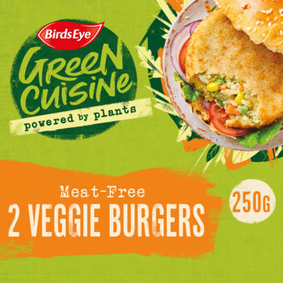 Birds Eye Green Cuisine Meat Free Veggie Burgers 2 Pack