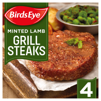 Birds Eye 4 Minted Lamb Grill Steaks