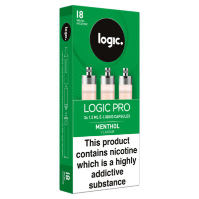 Logic Pro Capsules Menthol 18Mg/Ml 10ml