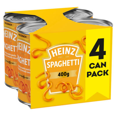Heinz Spaghetti In Tomato Sauce 4x 400g