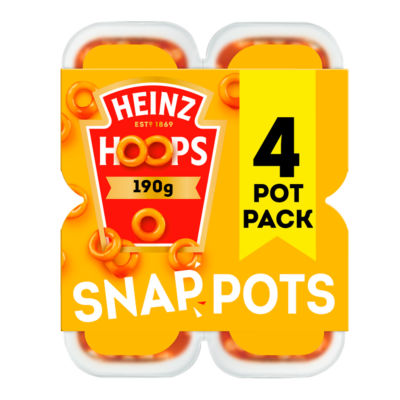 Heinz Spaghetti Hoops in Tomato Sauce Snap Pots