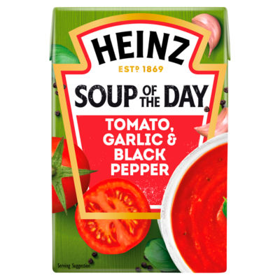 Heinz Soup of the Day Tomato, Roasted Garlic & Black Pepper