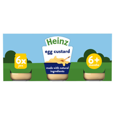 Heinz By Nature Egg Custard 4+ Months