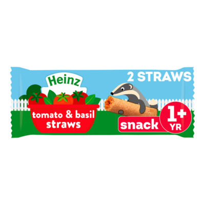 Heinz So Yummy Tomato & Basil Straws 12+ Months