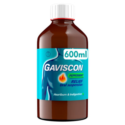 Gaviscon Liquid Heartburn and Indigestion Relief Peppermint