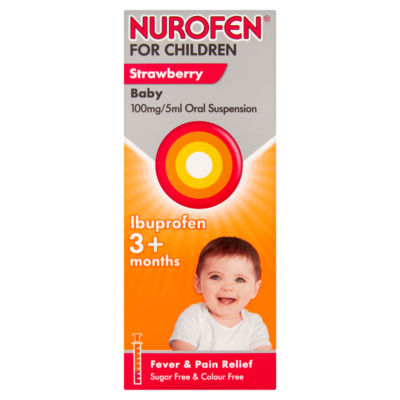 Nurofen Strawberry Medicine For Babies