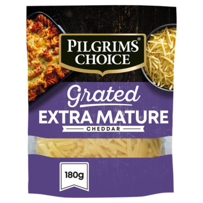Pilgrims Choice Grated Extra Mature Cheddar 