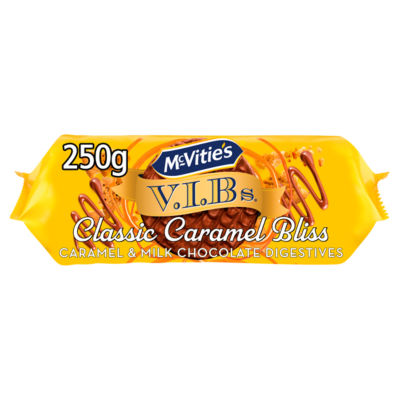 McVitie's V.I.Bs Classic Caramel Bliss Chocolate Digestive Biscuits