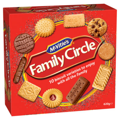 McVitie’s Family Circle Biscuits Assortment 620g