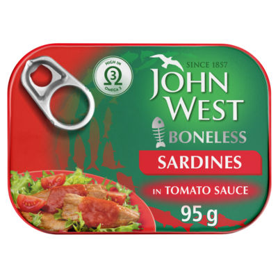 John West Boneless Sardines in Tomato Sauce