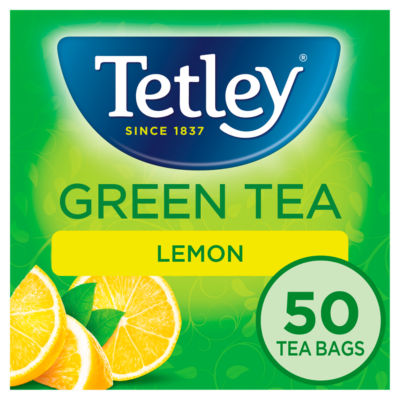 Tetley Green Tea with Lemon 50 Tea Bags