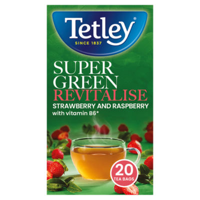 Tetley Boost Berry Burst Super Green Tea 20 Tea Bags