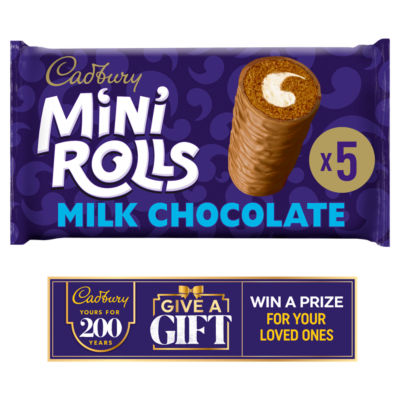 Cadbury Chocolate Mini Rolls 5 Pack
