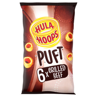 Hula Hoops Puft Beef Multipack Crisps