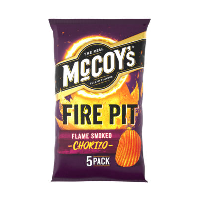 Mccoy’s Fire Pit Flame Smoked Chorizo 5 x 25g