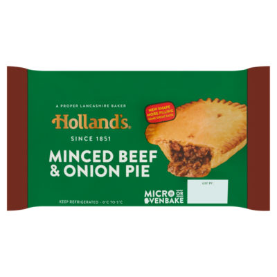 Holland's Minced Beef & Onion Pie