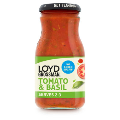 Loyd Grossman No Added Sugar Tomato & Basil