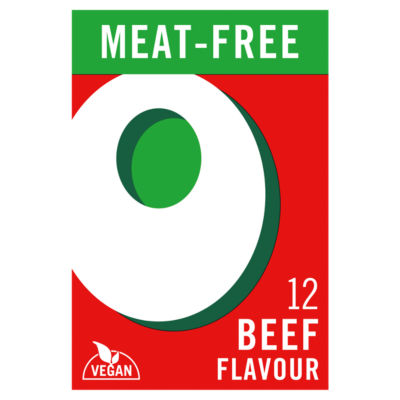 Oxo Vegan Beef Flavoured Stock Cubes 12 Pack