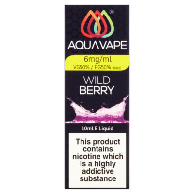 Aqua Vape Wild Berry E-Liquid 6mg