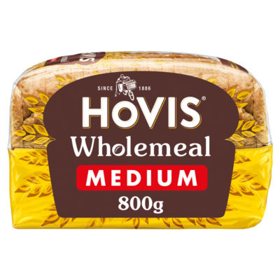 Hovis Wholemeal Medium Bread 800g