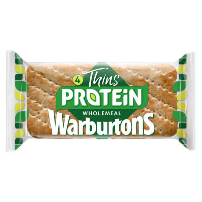 Warburtons 4 Vegan Protein Wholemeal Thins
