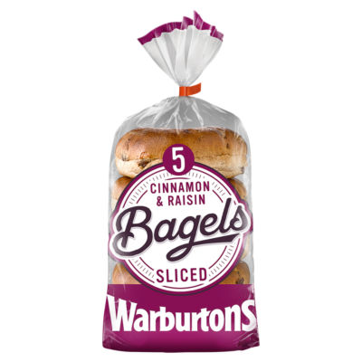 Warburtons Cinnamon & Raisin Bagels