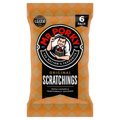 Mr Porky Original Pork Scratchings Multipack