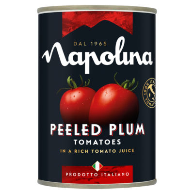 Napolina Peeled Plum Tomatoes in Rich Tomato Juice