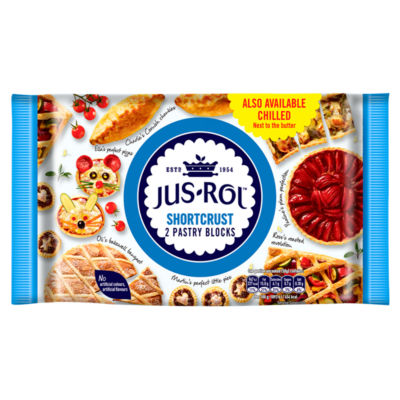 Jus-Rol Frozen Shortcrust Pastry 2 Blocks