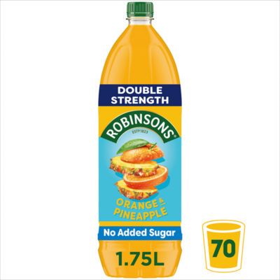 Robinsons Double Concentrate Orange & Pineapple Squash No Added Sugar