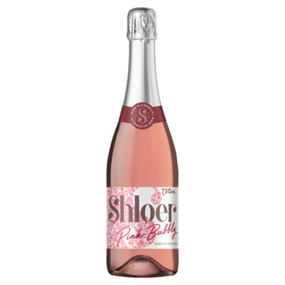 Shloer Pink Bubbly Non Alcoholic Sparkling Juice Drink