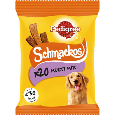 Pedigree Schmackos Dog Treats Meat Variety 20 Pack
