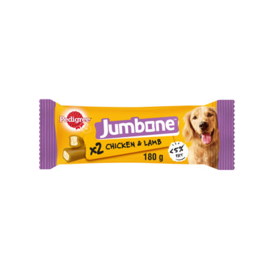 Pedigree Jumbone Medium Dog Treat with Chicken & Lamb 2 Chews