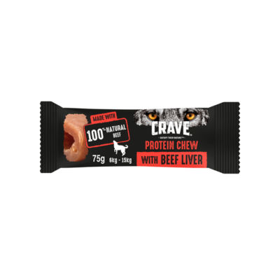 Crave Crave Protein Chew Dog Treat Natural Beef Liver