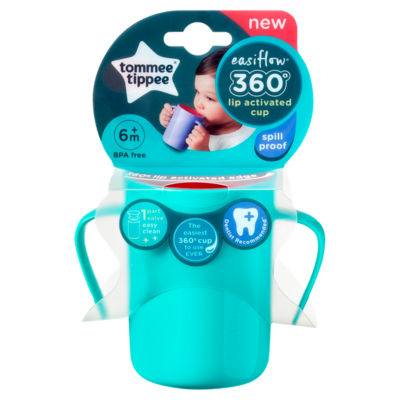Tommee Tippee Easiflow 360° Lip Activated Cup 6 Months+