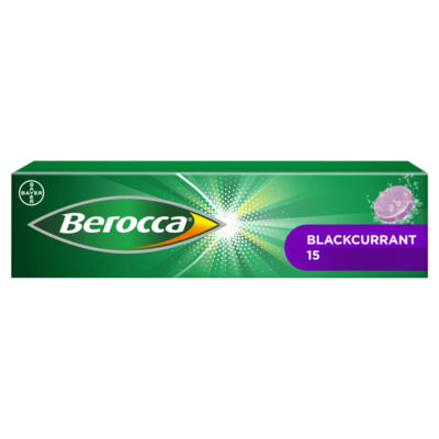 Berocca Blackcurrant Energy Vitamin 15 Tablets