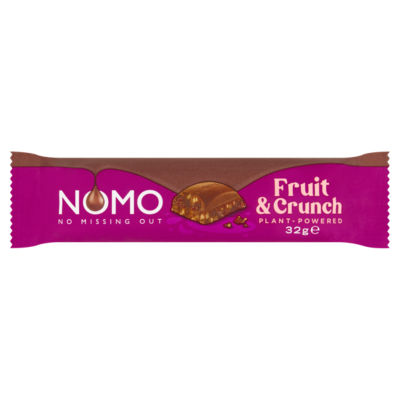NOMO Fruit & Crunch Choc Bar 32g